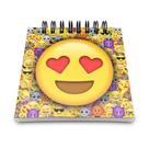 Bloco De Anotações Emoticon - Emoji Amor