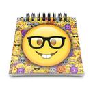 Bloco De Anotações Emoticon - Emoji Nerd Geek