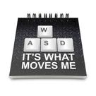 Bloco De Anotações Pc Gamer Wasd Its What Moves Me