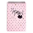 Bloco de Anotações Pontilhado Gatinha Miau Bloco de Anotações Pontilhado Gatinha Miau