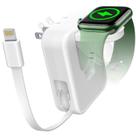 Bloco de carregador AFLYDOG para Apple Watch com cabo retrátil Bloco de carregador AFLYDOG para Apple Watch com cabo retrátil
