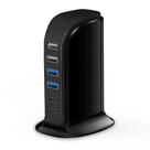 Bloco de carregamento Upoy USB C 45W, total de 6 portas para vários dispositivos
