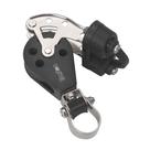 Bloco de chumbo Stanchion Barton Marine tamanho 3 único com becket Bloco de chumbo Stanchion Barton Marine tamanho 3 único com becket