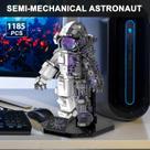 Bloco de construção Astronauta com 1185 peças Toys Import