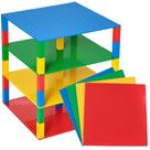 Bloco de construção de brinquedos Strictly Briks Classic Placas de base empilháveis