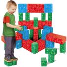 Bloco de construção de papelão Exercise N Play Jumbo 40 unidades para crianças Bloco de construção de papelão Exercise N Play Jumbo 40 unidades para crianças