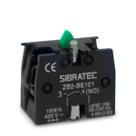 Bloco de Contato ZB2-BE101 1NA Para Botões e Seletoras Verde Sibratec Bloco de Contato ZB2-BE101 1NA Para Botões e Seletoras Verde Sibratec