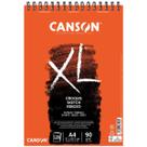 Bloco De Desenho Canson Croquis Xl 90g/m² A4 120 Folhas