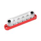 Bloco De Distribuição De Energia 12V 250A Com 6 Terminais De 5/16 Polos Positivo E Negativo Para