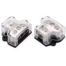 Bloco de distribuição de energia TuolAuthon 1x 0 Gauge em 3x 4 Gauge