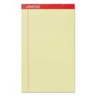 Bloco de escrita Universal 40000 Perforated Edge Legal Canary