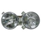 Bloco de Farol Mercedes Benz Caminhões LK LS Após 2000 Lado Motorista H1 Sem Soquete - Pradolux - PL7003.02.22