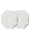Bloco de fixação para revestimento vinílico Jowizgo 17 x 17 cm branco, kit com 2 unidades Bloco de fixação para revestimento vinílico Jowizgo 17 x 17 cm branco, kit com 2 unidades
