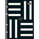 Bloco de Folhas Caderno Argolado Fichario Colegial 17,7 x 24cm 80 Folhas Tilibra