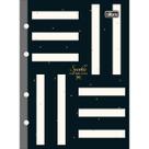 Bloco de Folhas Fichário Colegial Refil Tiliflex Caderno Argolado West Village 80 Folhas Tilibra