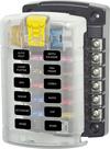 Bloco de fusíveis Blue Sea Systems 5029 ST Blade 12 Circuit 100A