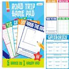 Bloco de Jogos Gethelud Road Trip 5 em 1, 80 folhas, 15 x 23 cm