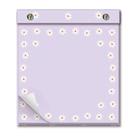 Bloco de Mesa Destacável Capa Dura Margaridas Lilas Fina Ideia