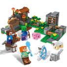 Bloco de Montar Aldeia Craft Brinquedo 170 pçs - 82004