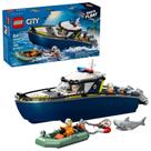 Bloco de Montar - City - Perseguicao de Barco Policial LEGO DO BRASIL Bloco de Montar - City - Perseguicao de Barco Policial LEGO DO BRASIL
