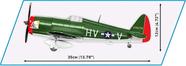 Bloco de Montar Cobi Caça EUA P-47 Thunderbolt 477 peças
