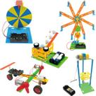 Bloco de Montar Construção Stem Brinquedo Educativo 5 Em 1 Brastoy