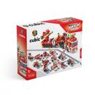 Bloco de Montar Cubic 12 Em 1 Bombeiro 557 Pcs - Br1094