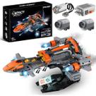 Bloco de Montar de Encaixe Nave Espacial 764 peças Decoração Brinquedo Educativo Infantil Adolescente Adulto Conjunto de Construção