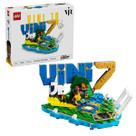 Bloco de Montar Destaques do futebol Vini Jr 510 Peças 43027 LEGO