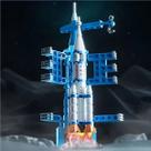 Bloco De Montar Foguete Espacial Base Lançamento 130 Peças 130 Foguete Bloco De Montar Foguete Espacial Base Lançamento 130 Peças 130 Foguete