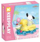 Bloco de Montar Keepplay Festa na Piscina Pochaco Hello Kitty e Amigos