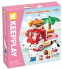 Bloco de Montar Keepplay Food Truck Pochacco Hello Kitty e Amigos Bloco de Montar Keepplay Food Truck Pochacco Hello Kitty e Amigos