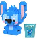 Bloco de Montar Liro Stitch BrickHeadz didatico com 720 peças 9x9x9Cm