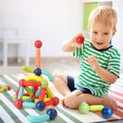 Bloco de Montar Magnético Infantil Brinquedo Educativo Kit Criativo Peças Grandes Encaixe Imã 64 ou 120 Peças com Bolsa de Armazenamento Bloco de Montar Magnético Infantil Brinquedo Educativo Kit Criativo Peças Grandes Encaixe Imã 64 ou 120 Peças com Bolsa de Armazenamento