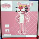 Bloco de Montar Pantera cor de Rosa BrickHeadz didatico com 700 peças 9x9x9Cm Bloco de Montar Pantera cor de Rosa BrickHeadz didatico com 700 peças 9x9x9Cm