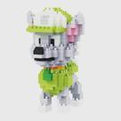 Bloco de Montar Patrulha Canina Personagem Rocky 356 pçs Bloco de Montar Patrulha Canina Personagem Rocky 356 pçs