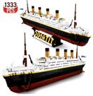 Bloco de Montar Titanic Grande 1333 + pçs