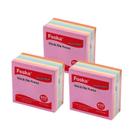 Bloco de Notas Adesivas 75x75mm 400 folhas - kit 3 blocos