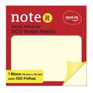 Bloco de Notas Adesivas Eco-76x76mm 100 Folhas-Molin Bloco de Notas Adesivas Eco-76x76mm 100 Folhas-Molin