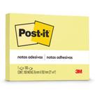 Bloco de notas adesivas Post-it Amarelo 76x102mm 100 folhas - 3M