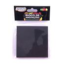 Bloco De Notas Adesivo Preto 76x76mm Com 50 Folhas Neon BRW