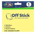 Bloco de notas Auto-Adesivo 76mm x 102mm Amarelo - Off Papper Bloco de notas Auto-Adesivo 76mm x 102mm Amarelo - Off Papper