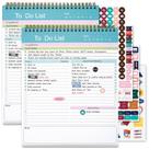 Bloco de notas da lista de tarefas GuanQiao Spiral Bound Daily Planner Bloco de notas da lista de tarefas GuanQiao Spiral Bound Daily Planner