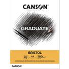 Bloco De Papel Bristol Graduate Branco A4 180g 20 Folhas