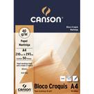 Bloco de Papel Canson Croquis A4 40g 50 Folhas
