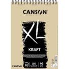 Bloco De Papel Canson Xl Kraft 90g/m² A4