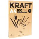 Bloco de Papel Kraft Clairefontaine 90g/m³ A4