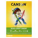 Bloco de Papel Layout A4 Canson 50 Folhas 60g