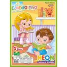 Bloco de Papel Lumi Neon 5 Cores 50 Folhas 75g Jandaia Bloco de Papel Lumi Neon 5 Cores 50 Folhas 75g Jandaia