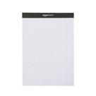 Bloco de papel milimetrado Amazon Basics com réplica quádrupla 8,5 x 11,75 100 folhas
